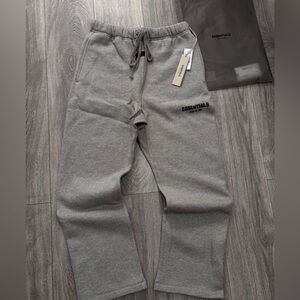 Fear of God Essentials Heather Gray Sweatpants X-Large